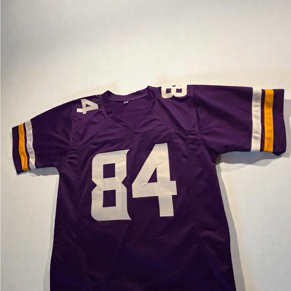 Signed and authenticated Randy moss jersey